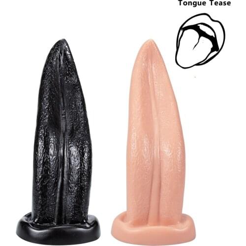 New Anal Sex Toys Dragon Tongue Tease Flirt Foreplay Clitoris Vagina Stimulate Silicone Sucker Dildo For Women Sex Shop