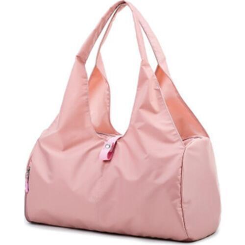New Outdoor Waterproof Nylon Sports Gym Bags Men Women Training Fitness Travel Handbag Yoga Mat Sport Bag with shoes Compartment