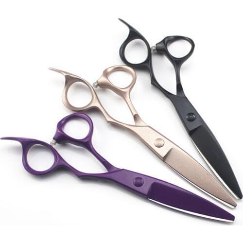 Professional Japan 440c 6 inch Color Willow hair scissors salon makas shears hair cutting barber scissor hairdressing scissors