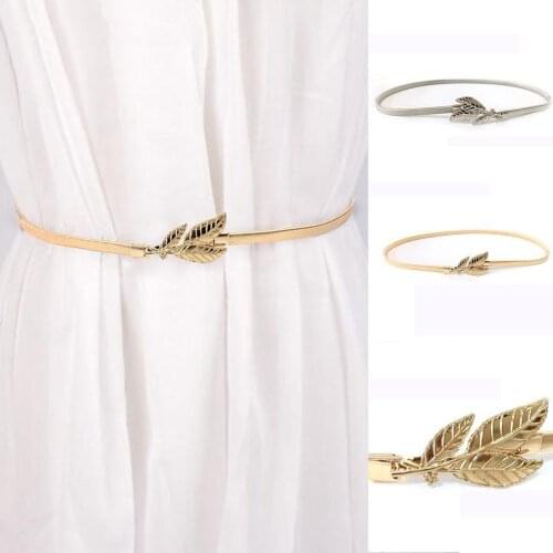 Hot Ladies Designer Belts Women Metal Belt Flower Elastic Strap Waist Belt Luxury Silver Gold Chain Stretch Elastic Belt Waist