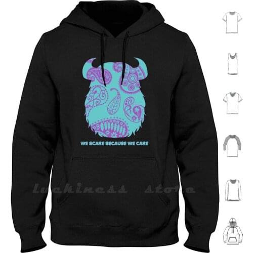 Sulley-Monsters Inc. Hoodie Long Sleeve Sulley Sully Sullivan Monsters Inc Monster Pixar University World