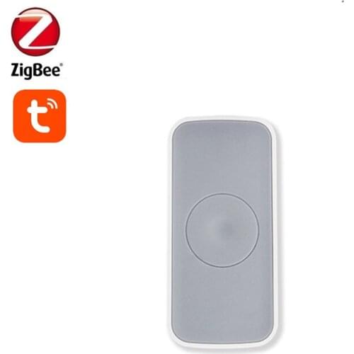 Tuya Zigbee Vibration Detector For Glass Door And Window Control Compatible with Tuya Zigbee gateway