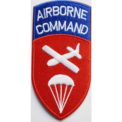 WWII US ARMY AIRBORNE COMMAND DIVISION PARATROOPER BADGE PATCH-50042