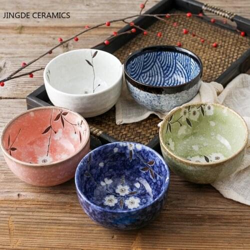 Japanese Ceramic Noodle Soup Rice Porridge Bowl Breakfast Ramen Bowl Porcelain Bowls Restaurant Household Kitchen Tableware