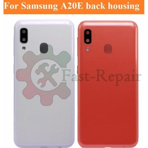 For Samsung Galaxy A20e Back Cover Battery Case Housing Rear Door Cover Case Replacement Spare Plastic for SAMSUNG Galaxy A20 e