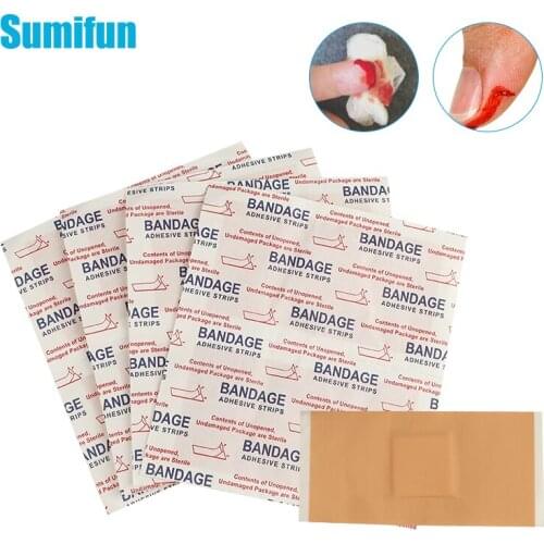 10pcs Waterproof Band Aids Breathable First Aid Bandage Cushion Adhesive Plaster Wound Dressing Hemostasis Medical Patch