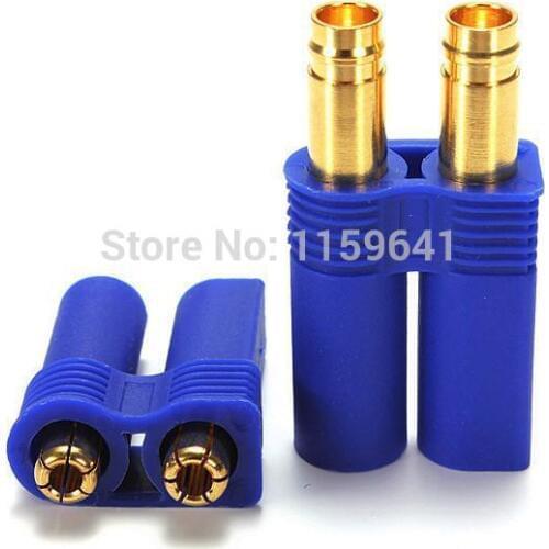 100 Pairs EC5 4mm Type Battery Connector Gold Bullet Plug Male and Female