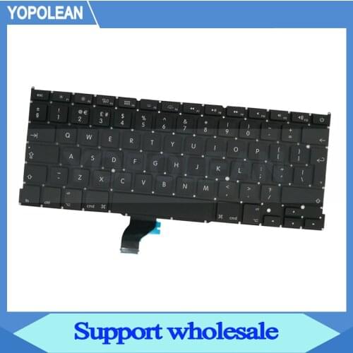 3 pcs/lot New UK English Keyboard For Macbook Pro Retina 13" A1502 2013 2014 2015 Years