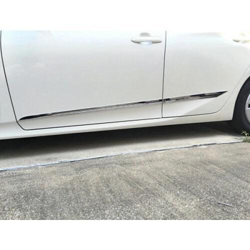 4* ABS Side Door Body Molding Cover Trim for Toyota Prius Prime / PHV 2017-2018