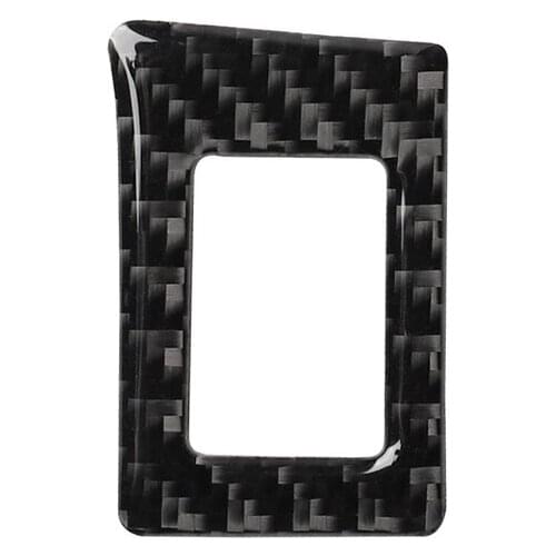 Car Double Flash Frame Decorative Sticker for Honda Tenth Generation Civic 2016-2019 Carbon Fiber Auto Decoration Cover Sticker