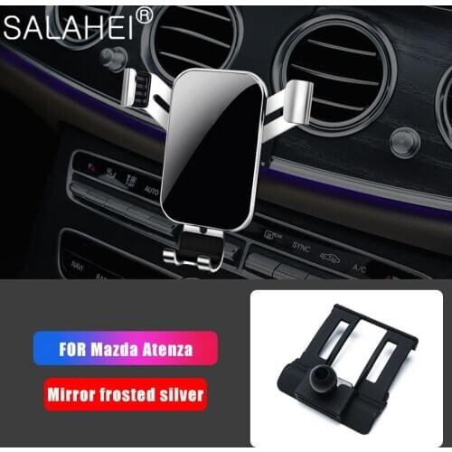 Phone Holder Air Vent Mount Clip For Mazda Atenza Auto Stylish Accessories Cell In Dashboard Mount Stand For Smartphone Huawei