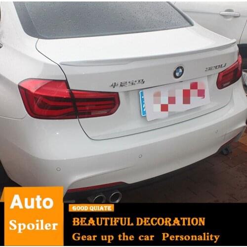For 2015to2018 BMW 3 320i 320li 318li 328li Spoiler Sport ABS Material Car Rear Wing Primer Color Trunk Rear Spoiler decoration