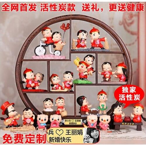 Creative wedding gift to send high-end fashion and practical wedding girlfriends friends wedding room Decoration Crafts 0049