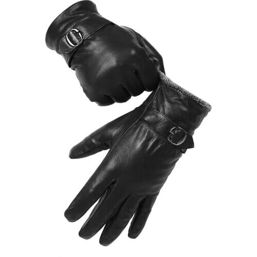 2021 natural real leather gloves men,sheepskin Cycling gloves .004