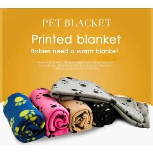 Soft Warm Pet Bed Blanket Cat Dog Fleece Bath Towel Beds Mat Winter Warm Sleeping Mattress Small Medium Large Dogs Pet Supplies