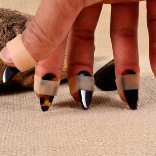 4 Pcs Guzheng Nail Cover Set Guzheng Playing Nail Cover Ring Guzheng Practice Nail Protection Covers