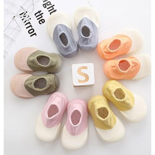 Toddler Shoes Baby New Spring and Autumn Baby Socks Shoes Cute Soft Bottom Baby Toddler Shoes Indoor Non-slip Shoes