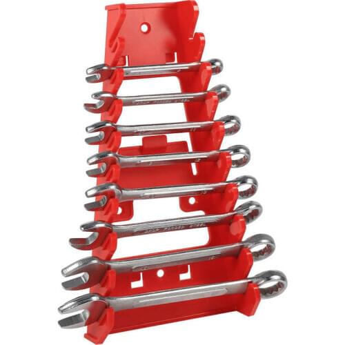 Wrench Organizer Spanner Holders Tray Sockets Storage Tools Plastic Wall Mounted