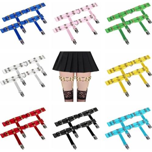 A Pair Of Thigh Bands Womens Underwear Fetish Sexy Lingerie Punk Goth Accessories Harness Belt Dance Rave Erotic Suspender Belt