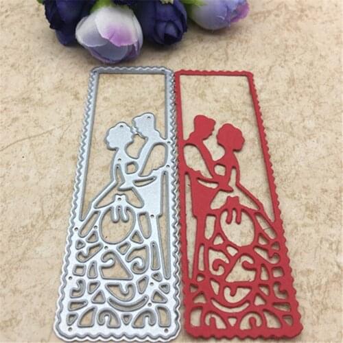 Wedding bride Metal Cutting die keychain shaker Heart Paper Key Chain Scrapbook Paper Craft Card Punch Art Knife Cutter