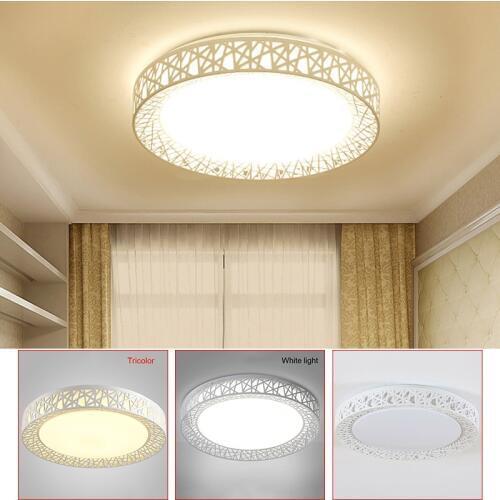LED Ceiling Light Bird Nest Round Lamp Modern Fixtures For Living Room Bedroom Kitchen J99Store