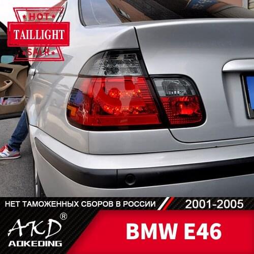 Tail Lamp For Car BMW E46 2001-2005 316i 318i 320i 325i LED Tail Lights Fog Lights Day Running Light DRL Tuning Cars Accessories
