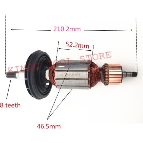 220-240V Rotor Motor Armature Replacement for BOSCH GBH8-45D GBH8-45DV GSH7VC GSH9VC
