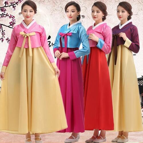 Korean traditional dress Traditional Korean Hanbok women Palace Traditional Korean Women hanbok Dae Jang Geum Dance Costume