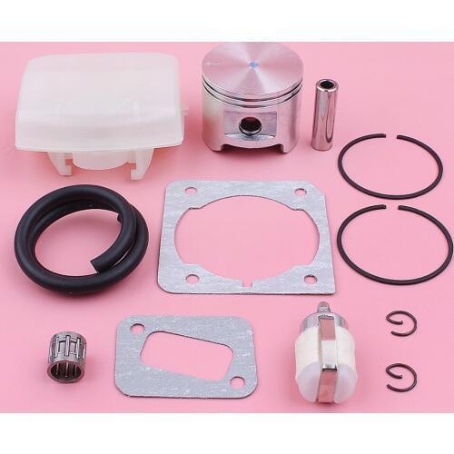 45mm Piston Air Fuel Filter Kit For Husqvarna 353 350 Cylinder Muffler Gasket Bearing Chainsaw Replace Spare Part