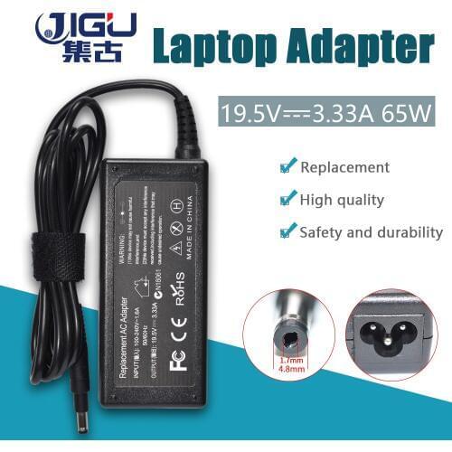JIGU 19.5V 3.33A Laptop Power Adapter Chargr 613149-003 For HP 11-e115nr 11-k120nr 13-a010dx Ultrabook 13 Series 4.8*1.7mm