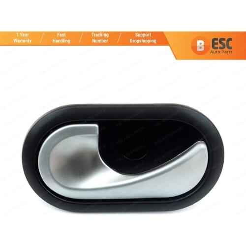 ESC EDP107 interior Door Handle Chrome Plated Front OR Rear Left Doors For Renault Megan 2 2002-2009, Dacia Sandero