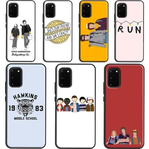 Stranger Things Art Phone Case For Samsung Galaxy S21 S20 Ultra S8 S9 S10 Plus Note 10 Note 20 9 S20 FE Cover