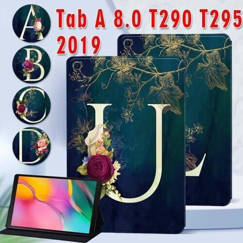 For Samsung Galaxy Tab A 8.0 2019 SM-T290 T295 Tablet Case Folding PU Leather Case for Samsung Tab A 8.0 T290 Cover