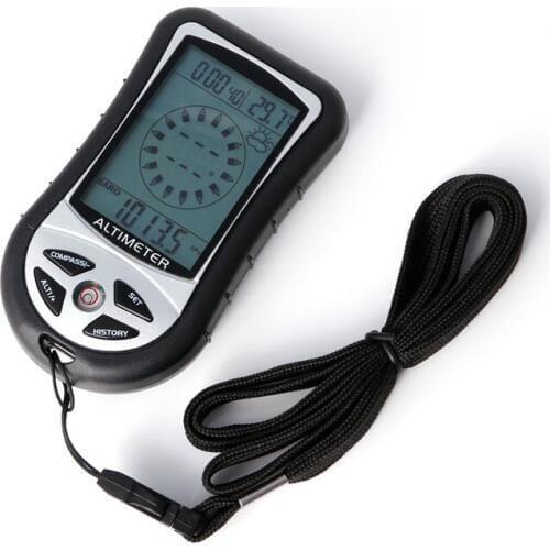 Digital 8 in 1 LCD Compass Barometer Altimeter Thermo Temperature Clock Calendar
