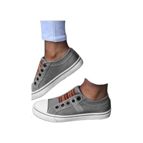 Summer and autumn womens canvas shoes, vulcanized sneakers with flat bottom
