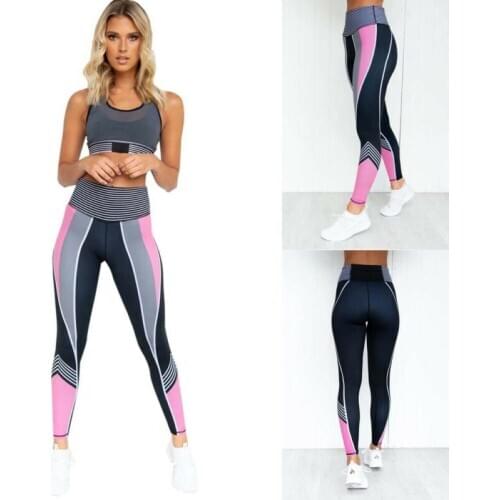 2020 New Fashion Women Sport Workout Gym Fitness Leggings Pants Jumpsuit Athletic Clothes
