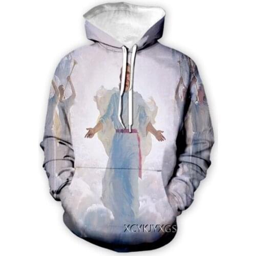 New God Religion Christ Jesus 3D Print Causal Clothing Fashion Men Women Tracksuits Crewneck Hoodies Plus size S-7XL harajuku