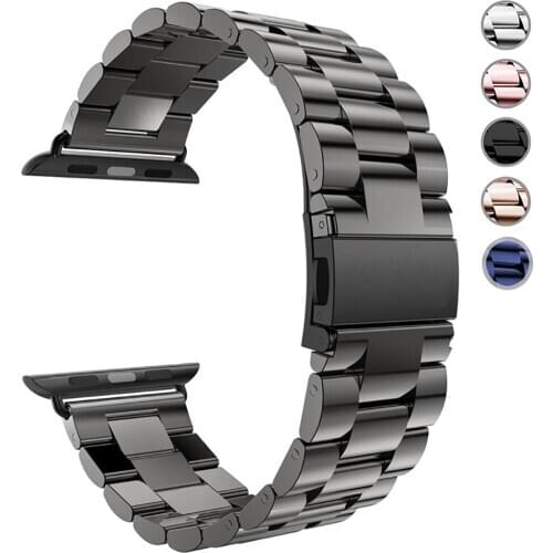 Stainless Steel Strap For Apple Watch 5 4 3 2 1 Band 38mm 42mm Bracelet Sport Band for iWatch Series 5 4 3/2/1 40mm 44mm Strap