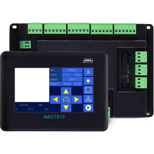 Trocen Co2 Laser Control System AWC7813 Replace AWC708S Leetro Controller for Co2 Laser Engraving and Cutting Machine