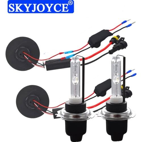 SKYJOYCE All In One 35W Canbus Xenon Ballast Kit Error Free 35W Metal Base H7 Cnlight HID Xenon Bulb 6000K 4300K 5000K 8000K