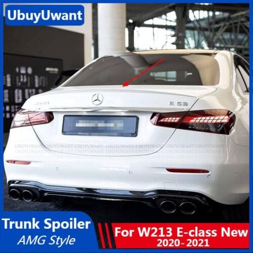 UBUYUWANT for Mercedes Benz W213 Spoiler 2021 NEW E-class E200 E300 E320 E63 High Quality ABS Car Rear Wing Rear Trunk Spoiler