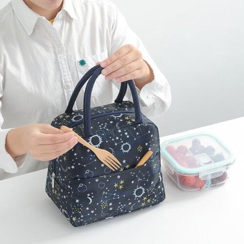 Thermal Insulated Cooler Bags Large Women Men Picnic Lunch Bento Box Trips Meal Pack Bag