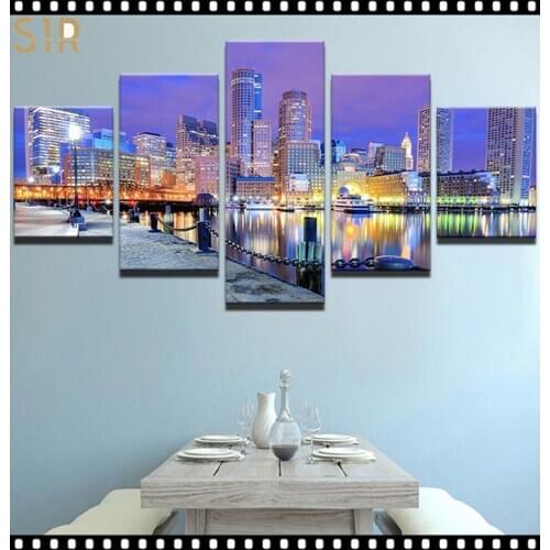 World Famous Architecture Beauty HD Five Wall Painting Decorative Painting Anime Posters Wall Decor Anime Decor Room Decor