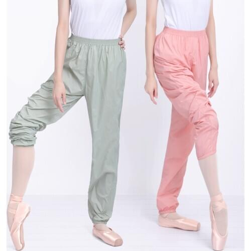 Women Ballet Dance Pants Elastic Waist Baggy Sport Sweat Pants Girls Adult Cycling Jogging Trousers Hip Hop Tracksuit Pants