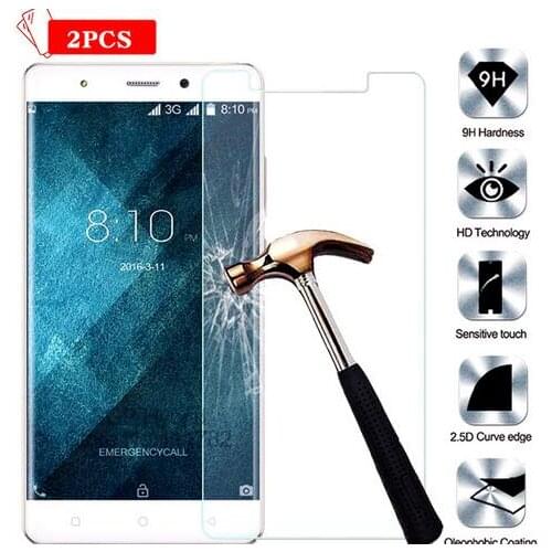 2pcs Blackview A8 2.5D 9H Tempered Glass Premium Screen Protector Film For Blackview A8 Phone Protective Film Case Cover Guard