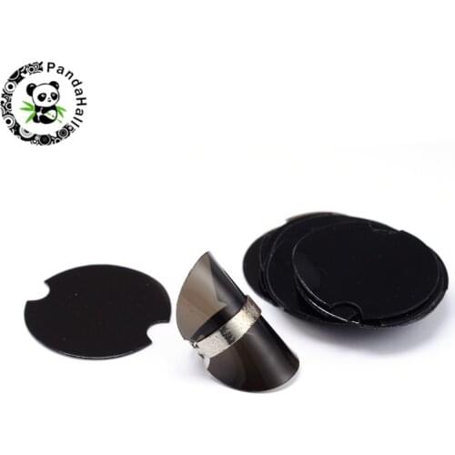 38.5mm 100pcs/bag Round Soft Plastic Jewelry Rings Display Stand Showcase