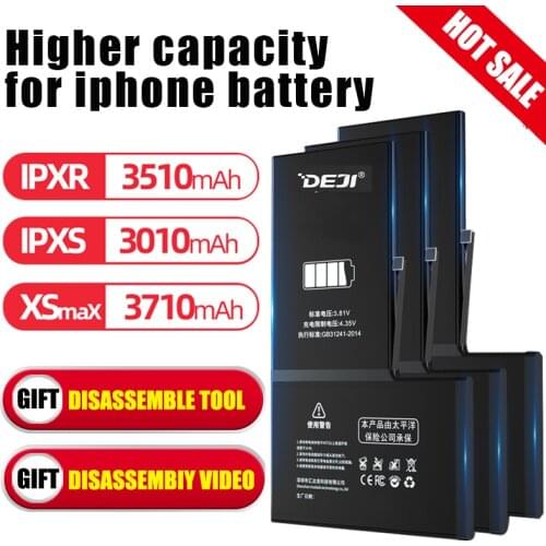 DEJI Battery For iPhone 6s 6 s 5s 5c SE 7 8 Plus X XR XS Max Original High Capacity Bateria For iPhone 6Plus 7Plus 8Plus