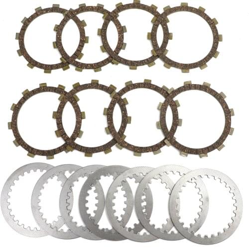 Areyourshop fit for Yamaha SR500 SR400 XT500 Clutch Kit Steel & Friction Plates 5Y1-16321-00 360-16325-00 Motorcycle Accessorie