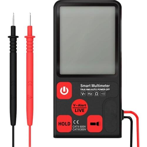 Automatic Multimeter Digital Voltmeter Multimeter Professional Tester 6000 Counts Multimeter Test Leads Voltage Indicator