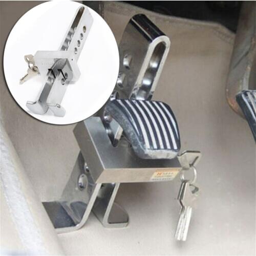 Car Lock Universal Alloy Steel Anti-Theft Lock Security Supplies Device Auto Car Clutch Brake Lock car Accessories Pedal Lock